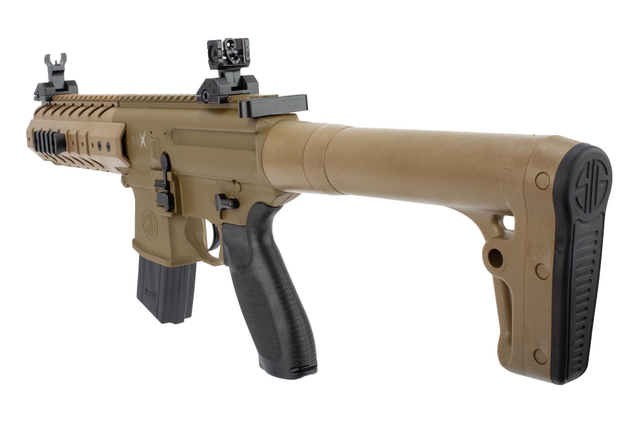 SIG Sauer MPX With Red Dot CO2 Pellet Gun FDE AIRMPXMRD17788G30FDE